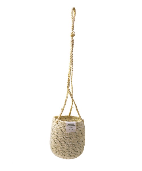 MONIQUE CHARTLAND by GOODY GRAMS 花瓶 JUTE HANGER BASKET ジュート