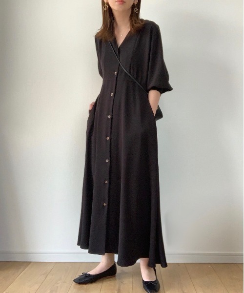 ワンピース Wearista Maiko Inter Factory Vネックフレアロングワンピース Zozotown Paypayモール店 通販 Paypayモール