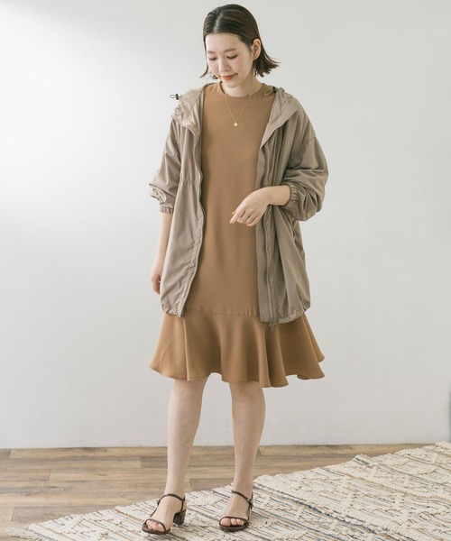 F by ROSSO（エフバイロッソ） ワンピース ジョーゼット裾フレア