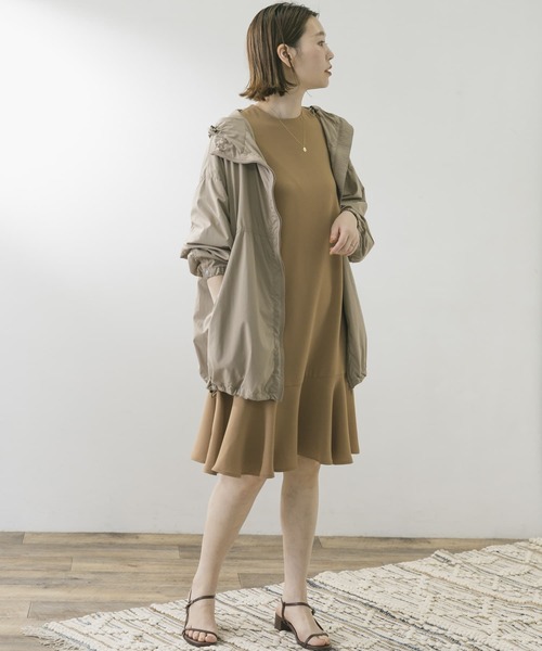 F by ROSSO（エフバイロッソ） ワンピース ジョーゼット裾フレア