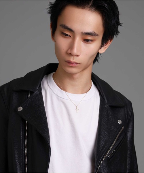 ネックレス “Petite Modern”プチネックレス（ヴィクトリアンクロス）/K10ゴールド「LION HEART / ライオンハート」の画像