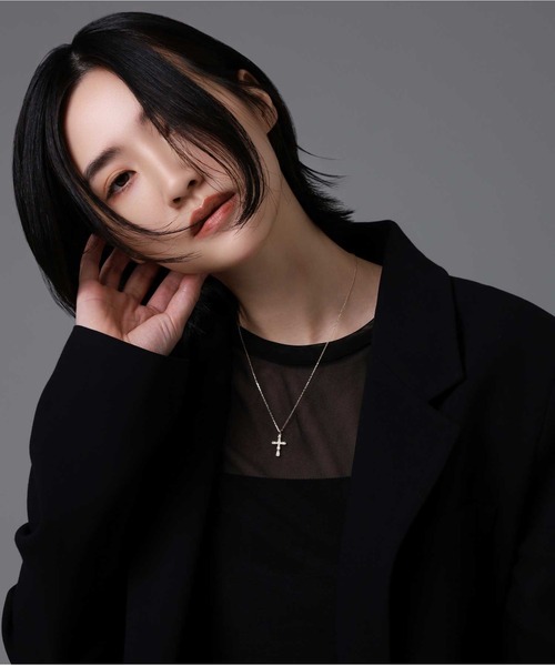 ネックレス “Petite Modern”プチネックレス（ヴィクトリアンクロス）/K10ゴールド「LION HEART / ライオンハート」の画像