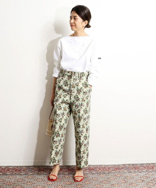 パンツ IENA LA BOUCLE ゴブランJQDワイドクロップドパンツ◆15
