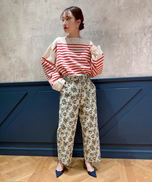 パンツ IENA LA BOUCLE ゴブランJQDワイドクロップドパンツ◆03