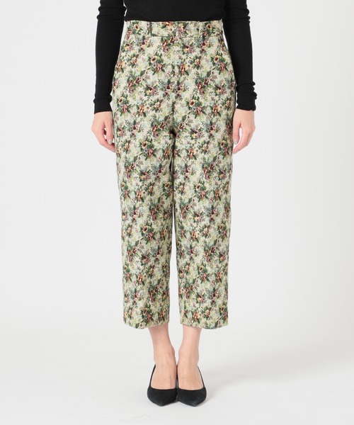 パンツ IENA LA BOUCLE ゴブランJQDワイドクロップドパンツ◆04