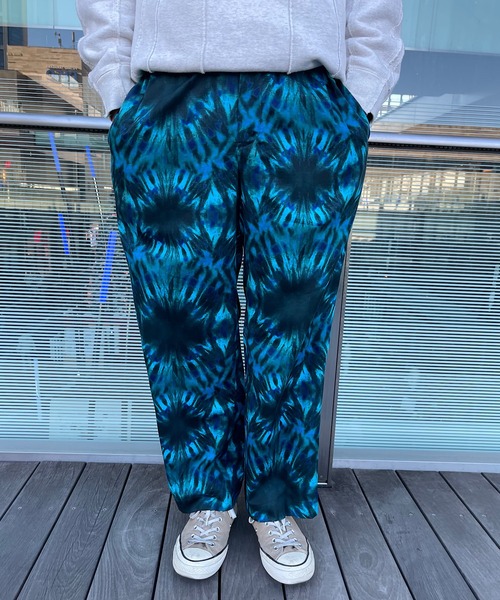 MIDIUMISOLID パンツ タイダイプリントパンツ レディース MIDIUMISOLID パンツ タイダイプリントパンツ レディース