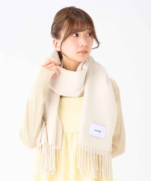 estaa（エスタ） マフラー ストール ビッグマフラー パフィーラメ