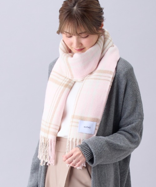 estaa（エスタ） マフラー ストール ビッグマフラー パフィーラメ