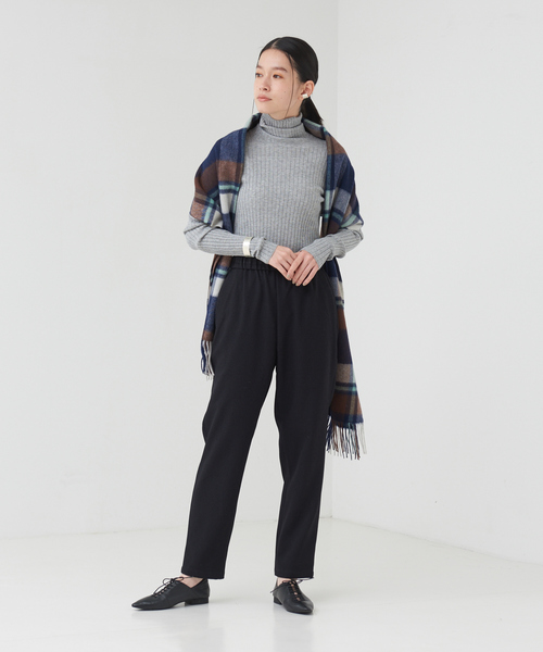 collex（コレックス） パンツ ウエストドローストリングテーパード