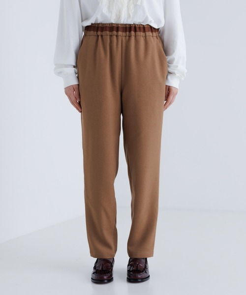 collex（コレックス） パンツ ウエストドローストリングテーパード