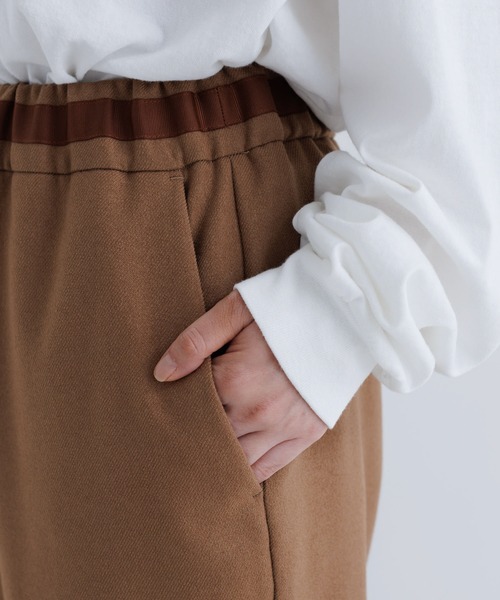 collex（コレックス） パンツ ウエストドローストリングテーパード