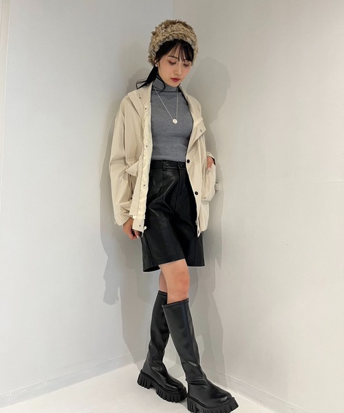 Jewelobe（ジュエローブ） ニット帽 ニットキャップ ラビットファー