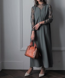 【びえ】エピック デイEPIC DAY レースAラインロングドレスLL びえ】エピック デイEPIC DAY レースAラインロングドレスLL エピック