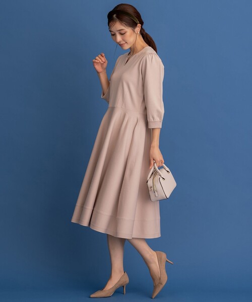 組曲（KUMIKYOKU） ワンピース 「KUMIKYOKU NAVY」ニット ワンピース