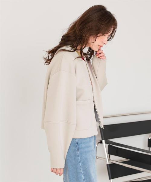 極美品✨【ドレステリア】MA-1ブルゾン ブラック 36 ドロスト コクーン titivate（ティティベイト） ブルゾン アウター コクーンスリーブ