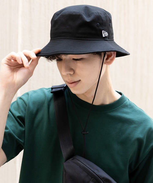 ニューエラ　アドベンチャーハット　M L リボン　新品未使用／試着のみ NEW ERA 最大41%☆7/13限定 正規取扱店 バケットハット メンズ