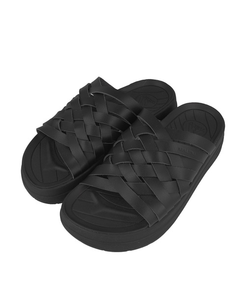 Malibu ブラック ビーチサンダル MALIBU SANDALS マリブサンダルズ サーフライダー メンズ