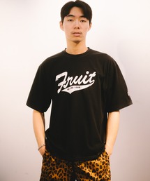 FRUIT OF THE LOOM（フルーツオブザルーム） tシャツ BLACK PRINT S/S