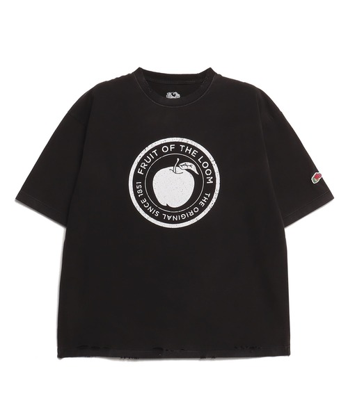 FRUIT OF THE LOOM（フルーツオブザルーム） tシャツ BLACK PRINT S/S