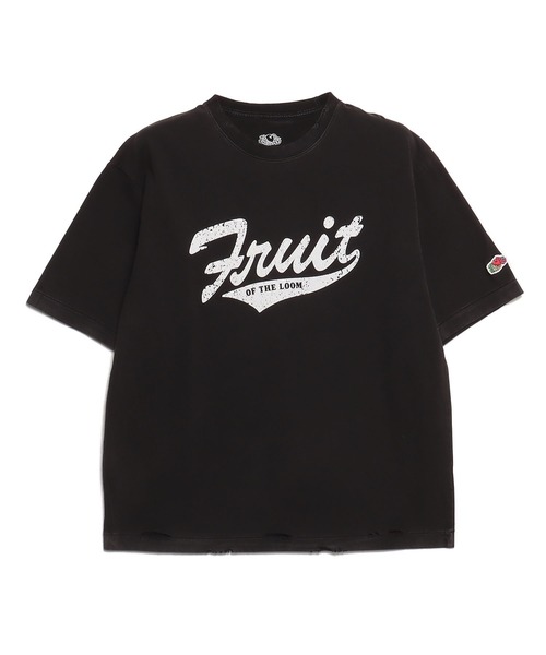 FRUIT OF THE LOOM（フルーツオブザルーム） tシャツ BLACK PRINT S/S