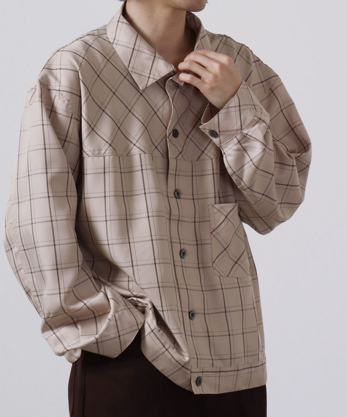 FUNALIVE（ファンアライブ） スマホショルダー シャツ チェック柄