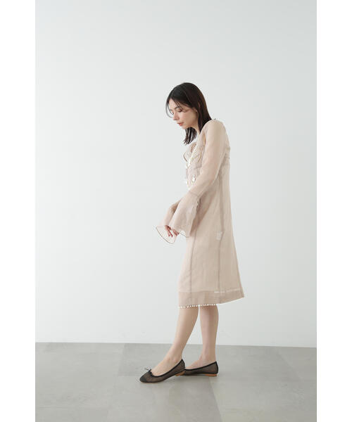 JILL STUART カーディガン KIKO W/J シアーオーガンザボレロ