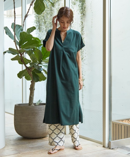 abahouse mavie（アバハウスマヴィ） ワンピース 半袖 「接触冷感