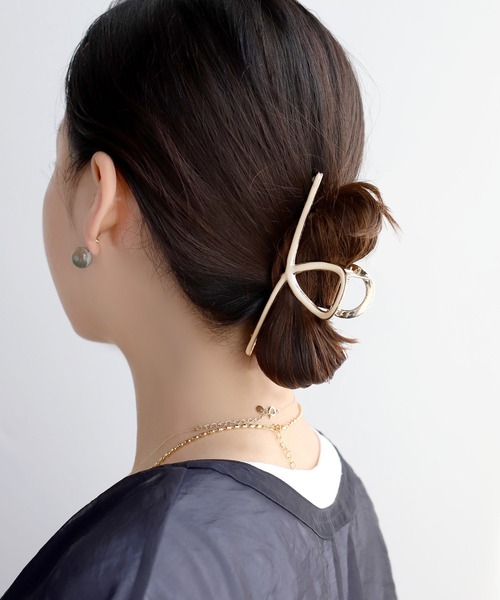 ANEMONE（アネモネ） ヘアクリップ カラーラインループバンス「M