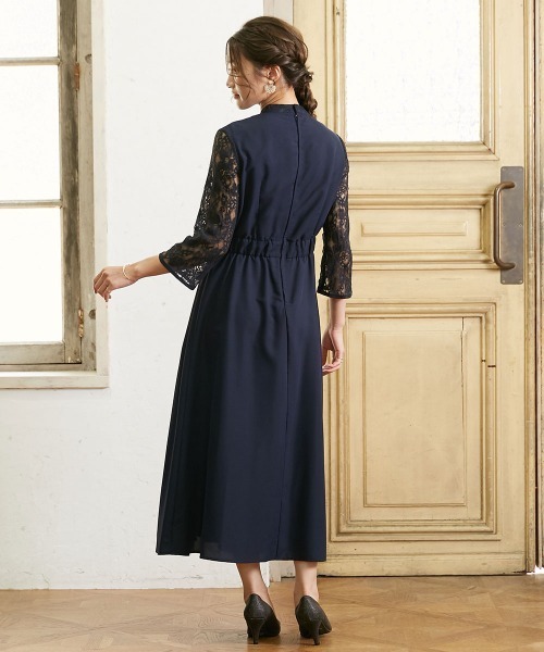 黒いドレープデザインワンピース ZARA - ZARA アシンメトリー ドレープ ミディワンピース Lサイズ