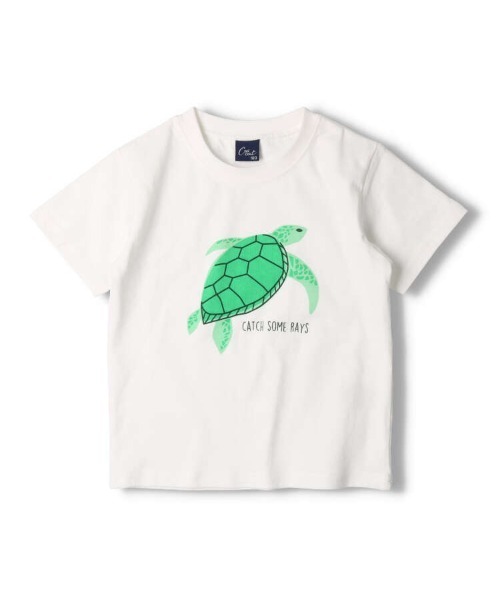Crescent tシャツ 海の生き物プリント半袖Tシャツ キッズ 子供服