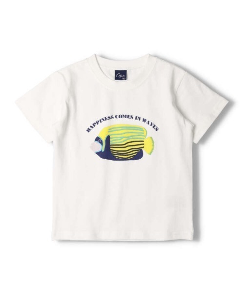 Crescent tシャツ 海の生き物プリント半袖Tシャツ キッズ 子供服