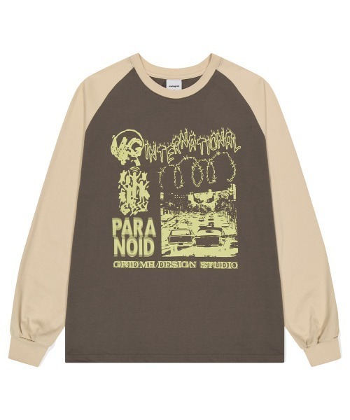 tシャツ 「mahagrid/マハグリッド」INTERNATIONAL RAGLAN LS TEE/インターナショナルラグラン 長袖Tシャツ レディー MAHAGRID tシャツ 「mahagrid/マハグリッド」INTERNATIONAL