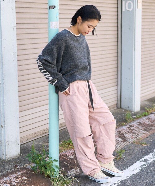 FREAK'S STORE（フリークスストア） ニット セーター 袖ロゴ ニット