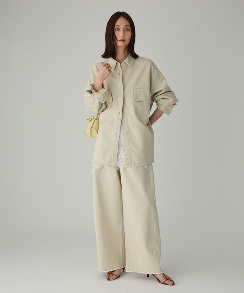 BABYLONE（バビロン） ブラウス シャツ デニムビッグシャツ レディース