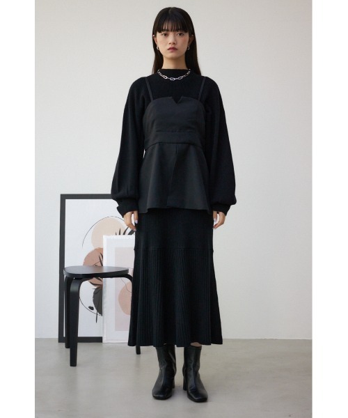AZUL BY MOUSSY（アズールバイマウジー） ワンピース ビスチェセット