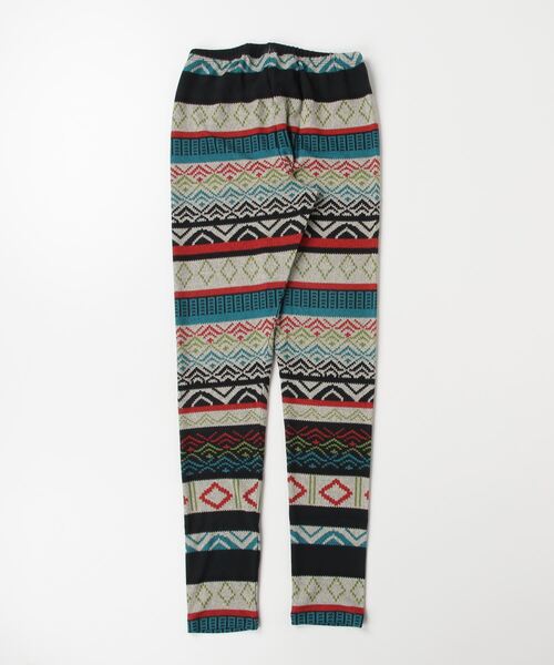 Healthknit（ヘルスニット） レギンス スパッツ 「 」 幾何学模様 総柄