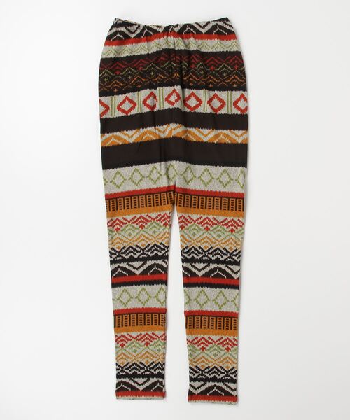 Healthknit（ヘルスニット） レギンス スパッツ 「 」 幾何学模様 総柄