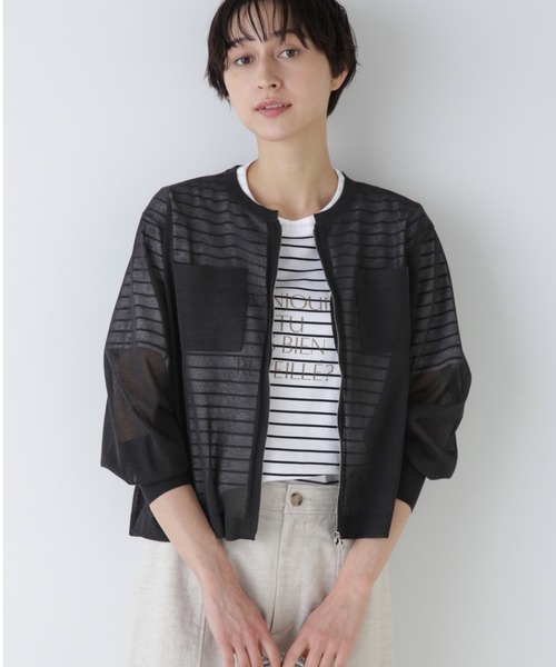#human woman #ヒューマンウーマンカーディガン　セーターコート セール】 ◇ソフトタッチウール2WAYカーディガン （ニット