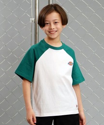 FILA　DICKIES　半袖Tシャツ　スポーツウェア　ラグラン袖　ワッペン　Ｌ FILA DICKIES 半袖Tシャツ スポーツウェア ラグラン袖 ワッペン