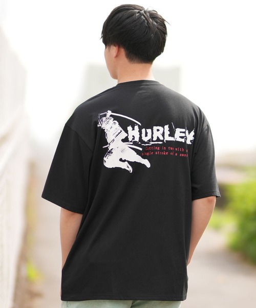 【Hurley for RHC】ロンハーマン ラッシュTシャツ 半袖 ロゴ ラッシュティー（ホワイト/ブラック）｜Hurley(ハーレー)｜Ron