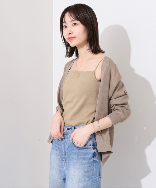 SLOBE IENA　ドット刺しゅうキャミソール SLOBE IENA（スローブイエナ）の「《WEB・一部店舗限定/追加