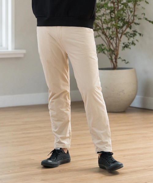 パンツ mp12614-テーパードパンツ-中綿キルティング メンズ : ZOZOTOWN