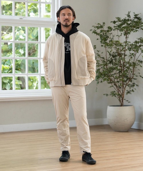 パンツ mp12614-テーパードパンツ-中綿キルティング メンズ : ZOZOTOWN