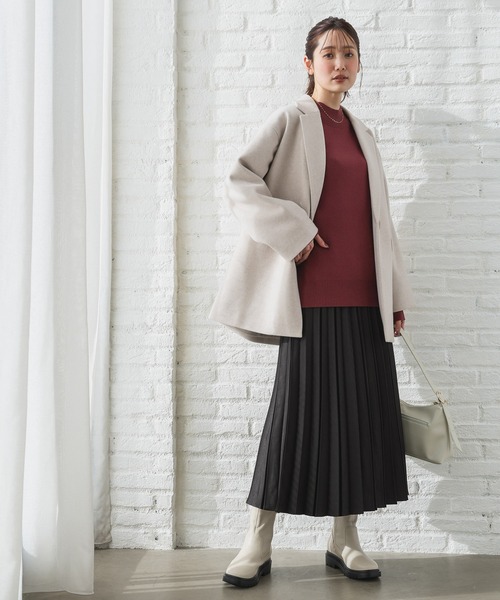 maa1027maaページ GLOBAL WORK スカート お手入れらくらくプリーツスカート/115671