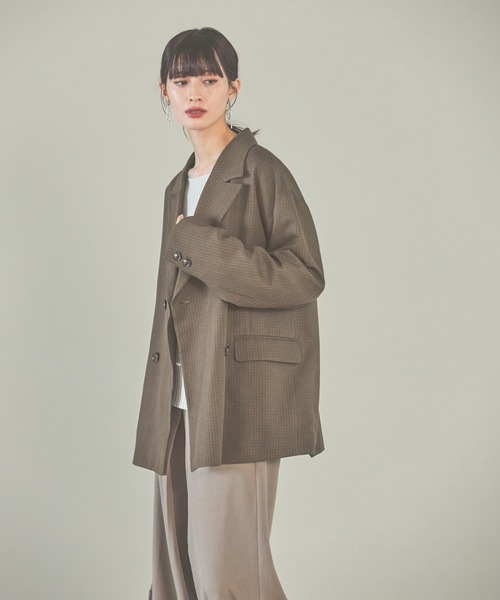 LAKOLE（ラコレ） ジャケット テーラードジャケット アソートダブル