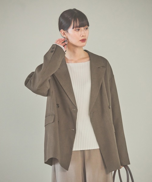 LAKOLE（ラコレ） ジャケット テーラードジャケット アソートダブル