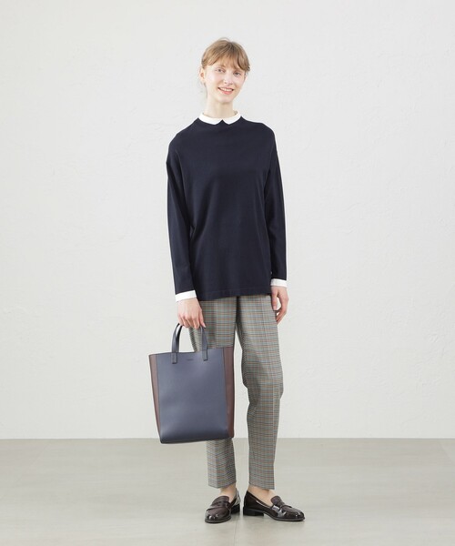 ニット セーター Cleric Collar Knit ワイドフィット レディース MACKINTOSH PHILOSOPHY ニット セーター Cleric Collar Knit