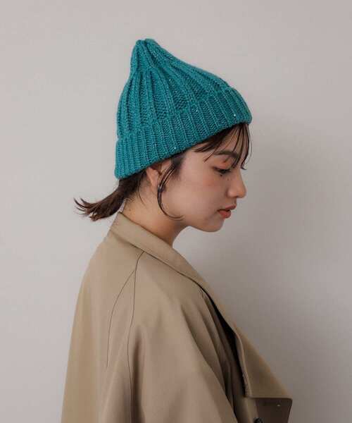 イタリア製 ブルネロクチネリ カシミヤ シルク スパンコール ニットキャップ BRUNELLO CUCINELLI/ブルネロ クチネリ_Women通販 | ウール、カシミヤ