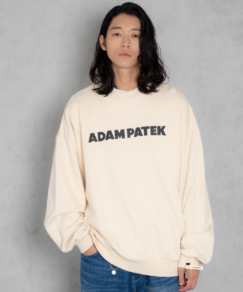 【ADAM PATEK(アダムパテック)logo crew neck スウェット ADAM PATEK トレーナー スウェット 「ADAMPATEK/アダムパテック
