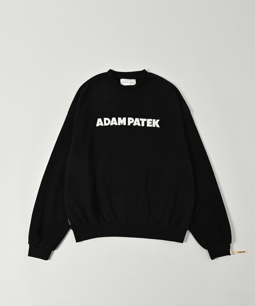 【ADAM PATEK(アダムパテック)logo crew neck スウェット ADAM PATEK トレーナー スウェット 「ADAMPATEK/アダムパテック